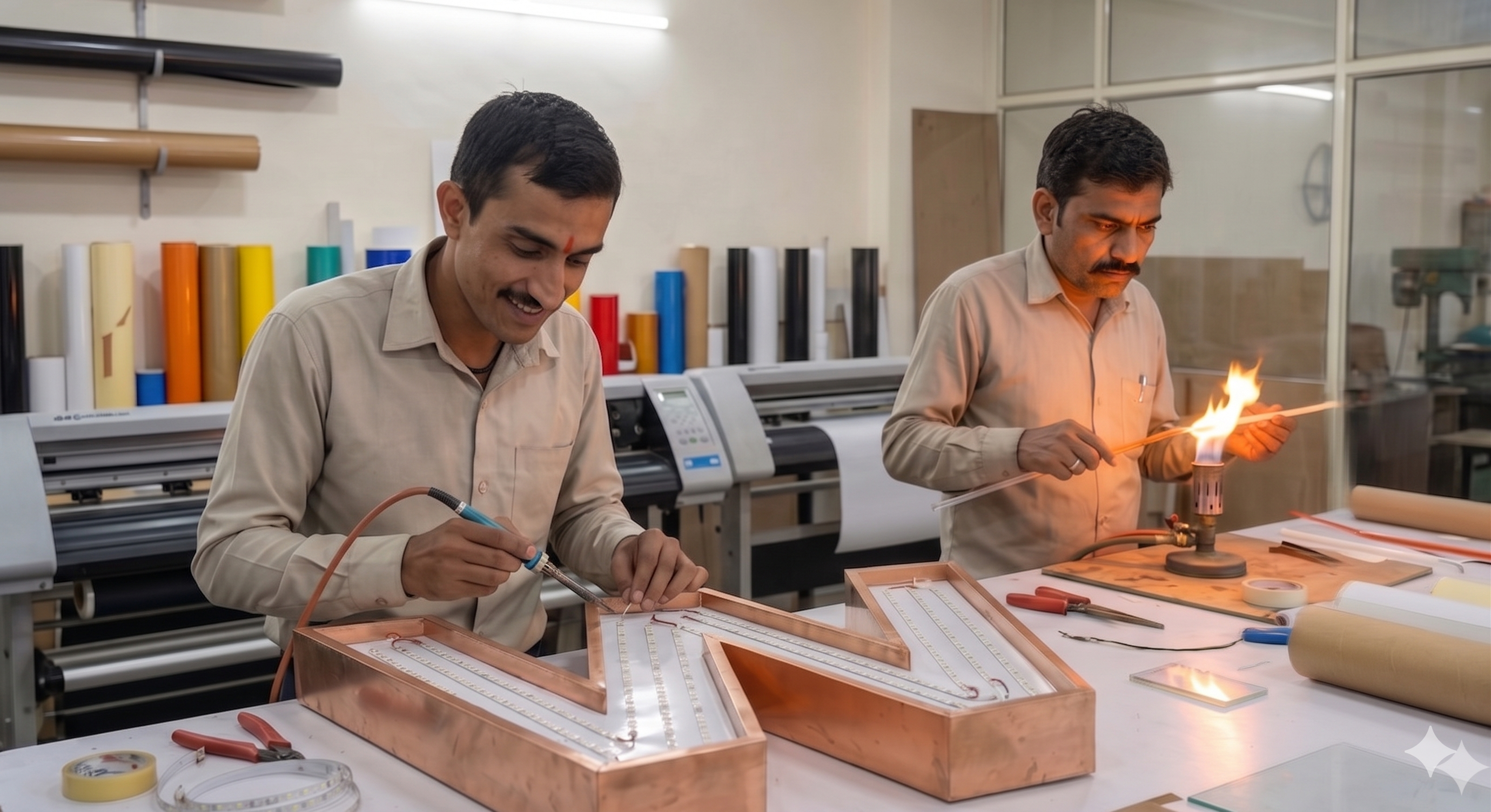SignWale team working together